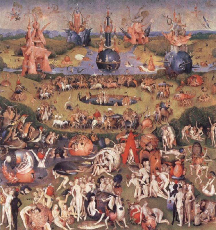 BOSCH, Hieronymus The Garden of Earthly Delights Spain oil painting art